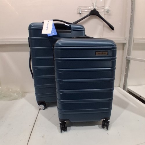 2PC SAMSONITE OMNI-2 HARDSIDE EXPANDABLE LUGGAGE WITH SPINNER WHEELS - NOVA TEAL (MODEL: 161420-D979) image 2
