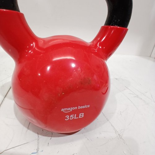 AMAZON BASICS KETTLEBELL - 35 LBS - RED image 3