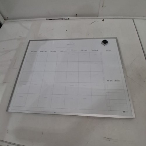 QUARTET MAGNETIC DRY ERASE CALENDAR - 16" X 20 " - WHITE image 2