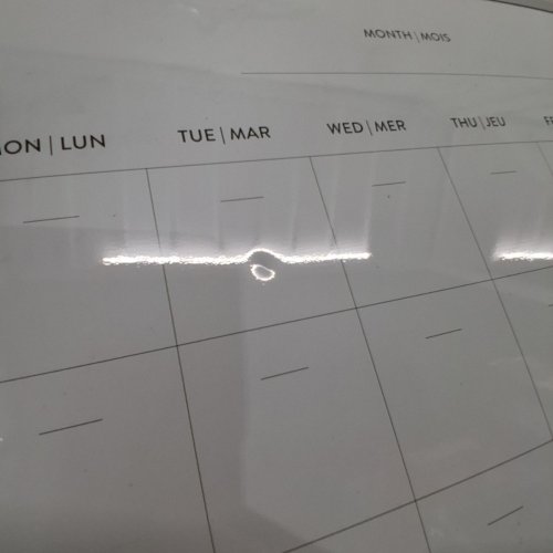 QUARTET MAGNETIC DRY ERASE CALENDAR - 16" X 20 " - WHITE image 3