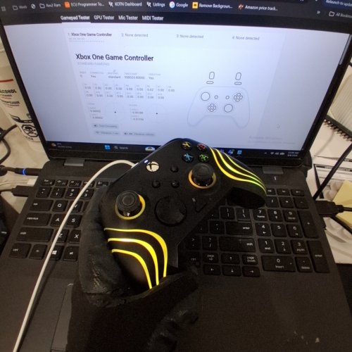 PDP GAMING RGB AFTERGLOW WAVE WIRED CONTROLLER FOR XBOX SERIES X|S, XBOX ONE, AND PC WITH 2 PROGRAMMABLE BACK BUTTONS - BLACK image 2
