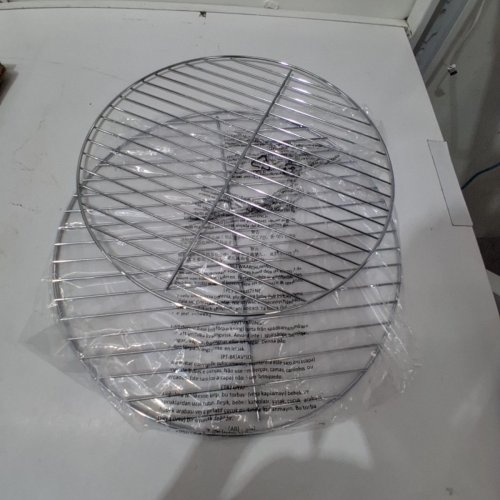 2PK AMAZON BASICS GRILL GRATES - 14.7" - SILVER image 3