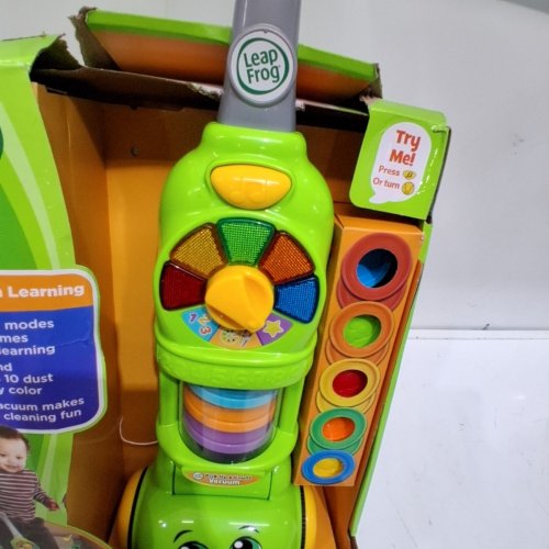 LEAP FROG PICK UP & COUNT VACUUM TOY WITH LIGHTS & SOUNDS - GREEN (MODEL: 6110) image 3