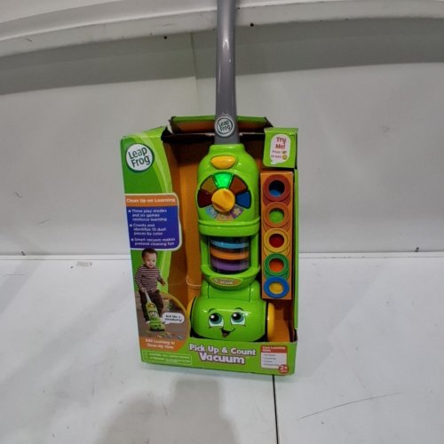 LEAP FROG PICK UP & COUNT VACUUM TOY WITH LIGHTS & SOUNDS - GREEN (MODEL: 6110) image 4