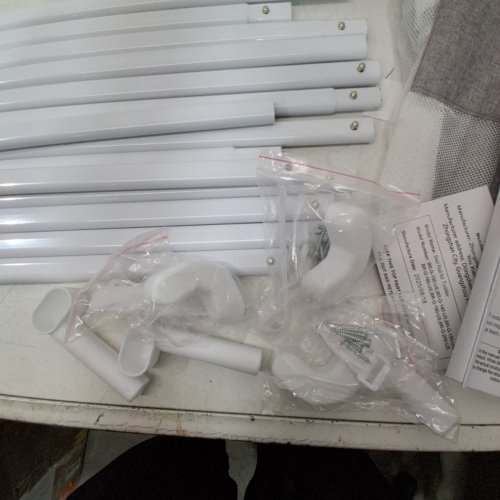 3PC BABY ADJUSTABLE BED RAIL GUARD - 74.8"X74.8"X54" - GREY (MODEL: BR-G-SKY) image 3