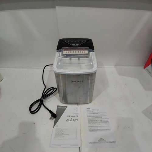 FRIGIDAIRE COMPACT ELECTRIC ICE MAKER - MAKES 26LBS/DAY - STAINLESS STEEL (MODEL: EFIC123-SS) image 3