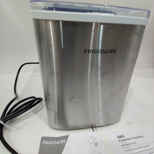 FRIGIDAIRE COMPACT ELECTRIC ICE MAKER - MAKES 26LBS/DAY - STAINLESS STEEL (MODEL: EFIC123-SS) image 4