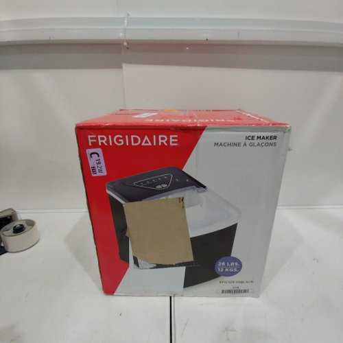 FRIGIDAIRE COMPACT ELECTRIC ICE MAKER - MAKES 26LBS/DAY - STAINLESS STEEL (MODEL: EFIC123-SS) image 8
