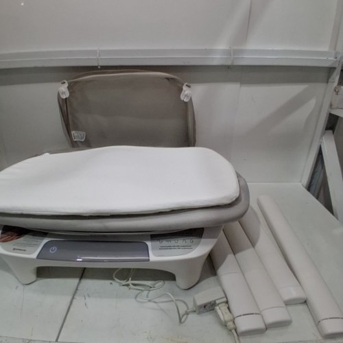 UPPABABY SOMA ADJUSTABLE MOTIONSYNC SMART BASSINET - 33.8" X 23.5" X 32.5"-37" - SAND MÉLANGE (MODEL: 2101-ROS-CA-CHR) image 3