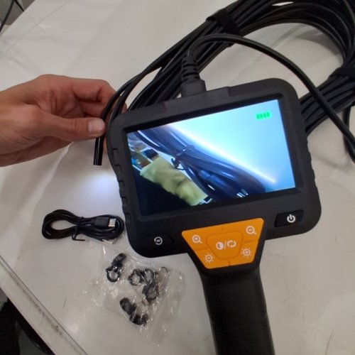 INDUSTRIAL ENDOSCOPE WITH LIGHT - 1080P, FOCAL LENGTH 4-10CM - 32.8FT - BLACK (MODEL: SC08) image 2