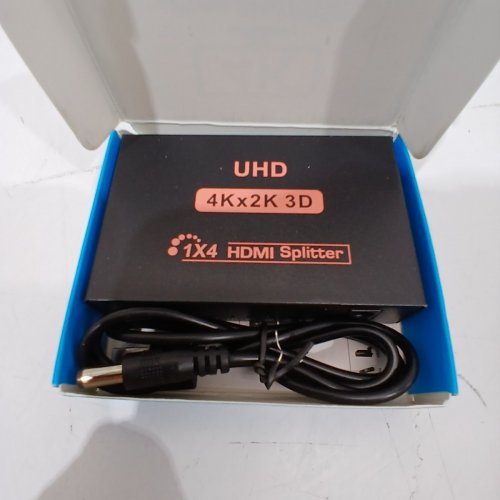 SORTHOL 1X4 4K 3D HDMI UHD SPLITTER - 1 IN 4 OUT AUDIO VIDEO DISTRIBUTOR (4K X 2K , 30HZ) - BLACK image 3