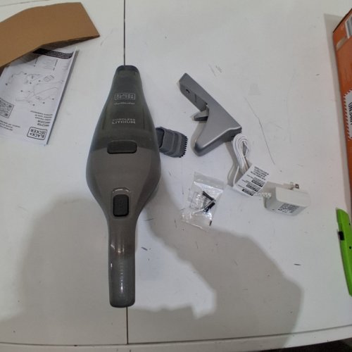 BLACK+DECKER DUSTBUSTER QUICK-CLEAN CORDLESS/RECHARGEABLE HANDHELD VACUUM CLEANER - GREY (MODEL: HNVC215B10) image 4