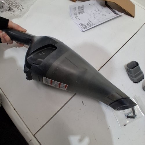 BLACK+DECKER DUSTBUSTER QUICK-CLEAN CORDLESS/RECHARGEABLE HANDHELD VACUUM CLEANER - GREY (MODEL: HNVC215B10) image 5