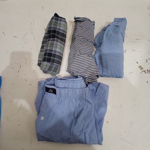 4PK MEN'S DANISH ENDURANCE WOVEN BOXER SHORTS - LARGE - ASSORTED PLAID COLOURS image 2