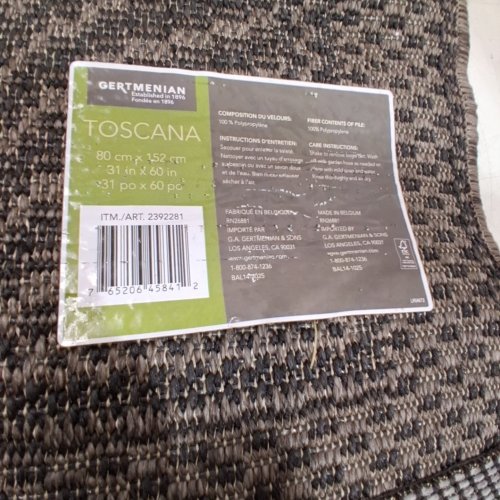 TOSCANA OUTDOOR AREA RUG - 30" X 60" - BROWN (MODEL: 2392281) image 4