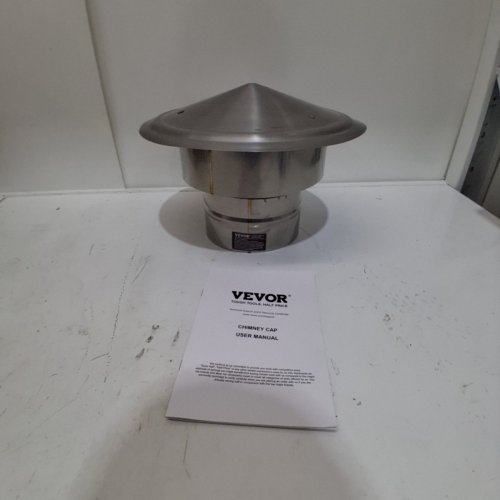 CHIMNEY CAP & INSULATION VENT COVER - 6" - SILVER (MODEL: SRC-6-C) image 2