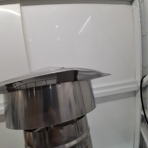 CHIMNEY CAP & INSULATION VENT COVER - 6" - SILVER (MODEL: SRC-6-C) image 3