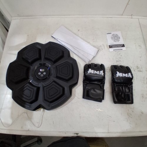 LOLBOX SMART MUSIC BOXING MACHINE WITH PREMIUM BOXING GLOVES - BLACK image 3