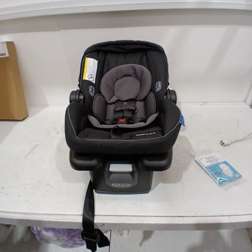 GRACO SNUGRIDE 35 LITE LX INFANT CAR SEAT - 35LB MAX- BLACK/GREY (MODEL: 2143034) image 3