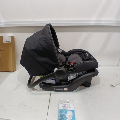 GRACO SNUGRIDE 35 LITE LX INFANT CAR SEAT - 35LB MAX- BLACK/GREY (MODEL: 2143034) image 5