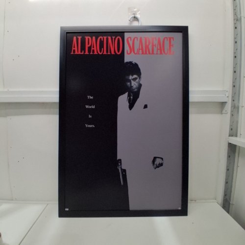 TRENDS INTERNATIONAL AL PACINO "SCARFACE" FRAMED POSTER - 36" X 24" - BLACK (MODEL: 22576) image 3