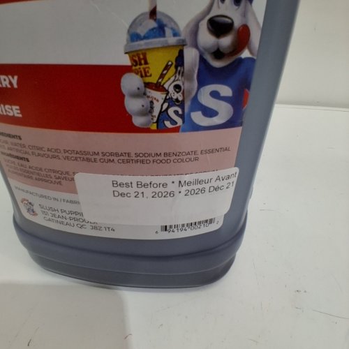SLUSH PUPPIE SLUSHY SYRUP CONCENTRATE - 4 L - CHERRY image 2