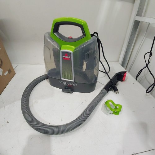 BISSELL LITTLE GREEN PORTABLE DEEP CLEANING VACUUM - 37OZ TANK MAX - GREEN/GREY (MODEL : 2513B) image 3