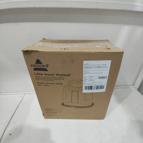 BISSELL LITTLE GREEN PORTABLE DEEP CLEANING VACUUM - 37OZ TANK MAX - GREEN/GREY (MODEL : 2513B) image 5