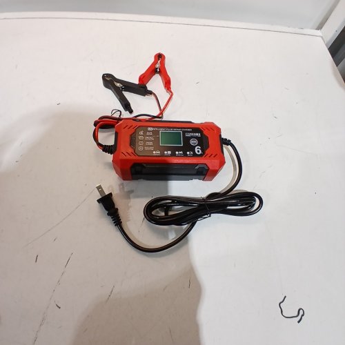 COREBOX 12V CAR BATTERY CHARGER & MAINTAINER - RED/BLACK (MODEL: H-6CS) image 3