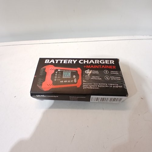 COREBOX 12V CAR BATTERY CHARGER & MAINTAINER - RED/BLACK (MODEL: H-6CS) image 4