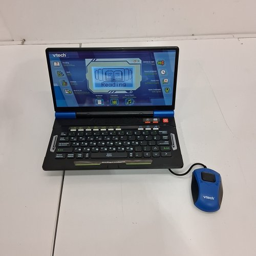 KIDS VTECH GENIO BILINGUAL JUNIORBOOK WITH LEVEL 2 DIFFICULTY AND BATTERIES INCLUDED - BLUE (MODEL:2049879/80-581286) image 2