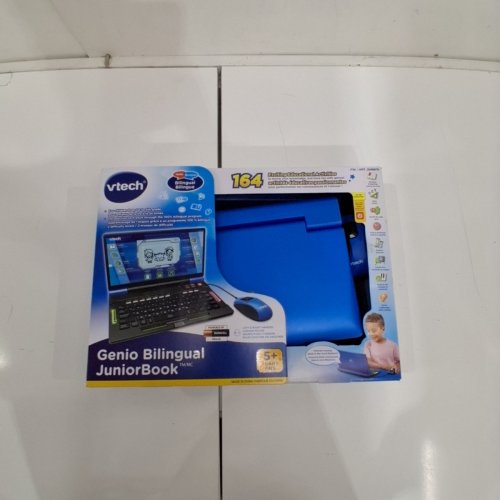KIDS VTECH GENIO BILINGUAL JUNIORBOOK WITH LEVEL 2 DIFFICULTY AND BATTERIES INCLUDED - BLUE (MODEL:2049879/80-581286) image 4