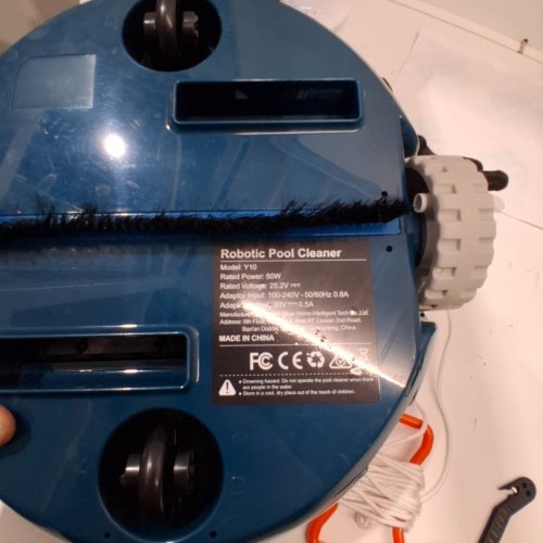 OUCAXIA CORDLESS ROBOTIC POOL CLEANER IN GROUND AND ABOVE GROUND FLAT POOLS - LAST 90 MINS - BLUE/WHITE (MODEL: Y10) image 7