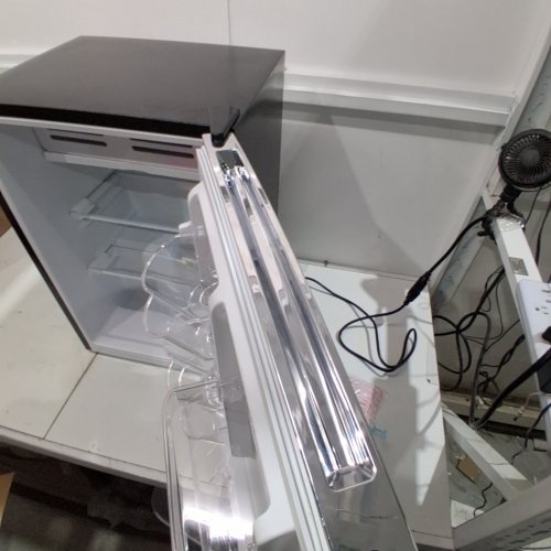 FRIGIDAIRE COMPACT MINI REFRIGERATOR - 2.5 CU. FT - STAINLESS STEEL (MODEL: EFR2856-COM) image 2