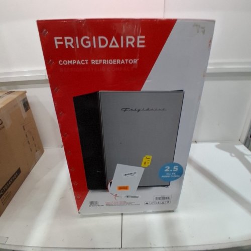 FRIGIDAIRE COMPACT MINI REFRIGERATOR - 2.5 CU. FT - STAINLESS STEEL (MODEL: EFR2856-COM) image 11
