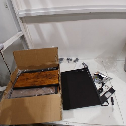 4-TIER LED 4-PORT NIGHTSTAND - 52" X 12" X 15" - BLACK image 3