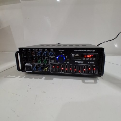 AREYOURSHOP AUDIO POWER AMPLIFIER - 2000W 110V - BLACK (MODEL: AS-336BU) image 2