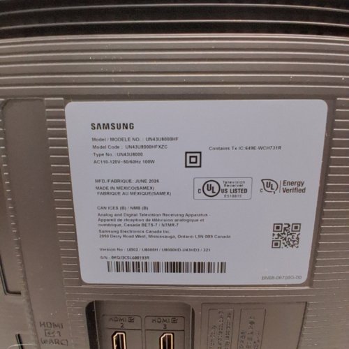 SAMSUNG CRYSTAL UHD U8000H 4 K VISION SMART TV TELEVISION - 43" - BLACK (MODEL: UN43U8000HFXZC) image 13