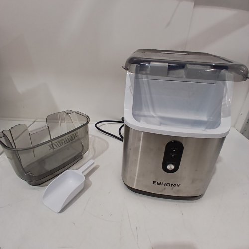 EUHOMY COUNTERTOP NUGGET ICE MAKER - 35LBS - STAINLESS STEEL (MODEL: IM013-NSI-USEH) image 5