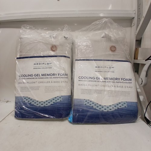 2PK MEDIFLOW ELITE PREMIUM FIBER WATER PILLOW - QUEEN (MODEL: 2065-02) image 2