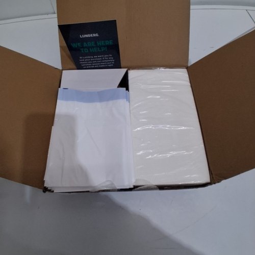 50PK LUNDERG COMMODE LINERS WITH ABSORBENT PADS - 20.5" X 15" image 2