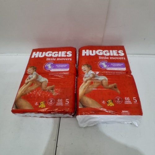 132PK HUGGIES® LITTLE MOVERS DIAPERS - SIZE 5 - LION KING image 2