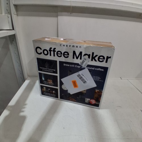 CHEFMAN CAFFEINATOR SINGLE SERVE COFFEE MACHINE GROUND AND K-CUP COMPATIBLE AND ICED COFFEE FUNCTION - MIDNIGHT/DARK BLUE (MODEL: C14-DB-1M-1CAP / 1992639) image 6