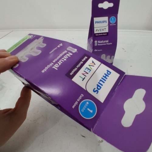 2 (4PK) PHILIPS AVENT NATURAL RESPONSE NIPPLE FLOW 1 - CLEAR image 3