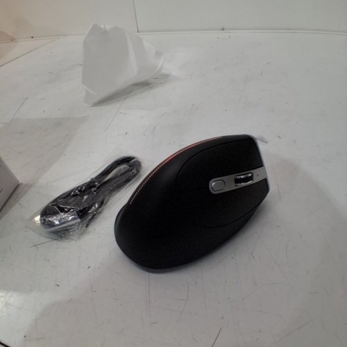 ZELOTES WIRELESS VERTICAL OPTICAL BLUETOOTH MOUSE - 2.4G- BLACK (MODEL: F-36) image 4