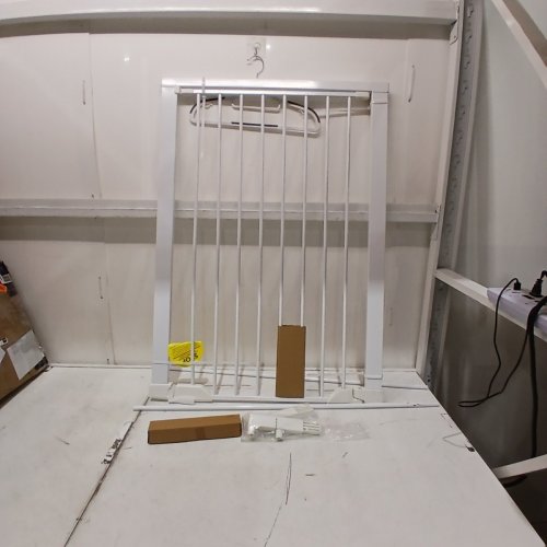 MIDWEST WALK-THRU METAL SAFETY PET GATE - 39" X 29.5" TO 38" - WHITE (MODEL: 2939SW) image 2