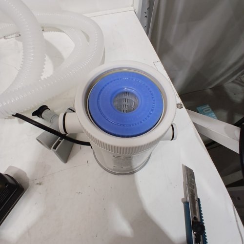 INTEX C330 KRYSTAL CLEAR CARTRIDGE FILTER PUMP FOR ABOVE GROUND POOLS - 330GPH - GREY (MODEL: FP601) image 3