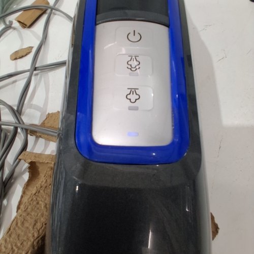 BISSELL POWERSTEAMER DELUXE STEAM MOP WITH DETACHABLE SPOTBOOST BRUSH WITH PADS & SCENT DISCS - BLUE/GREY (MODEL: 1806D) image 2