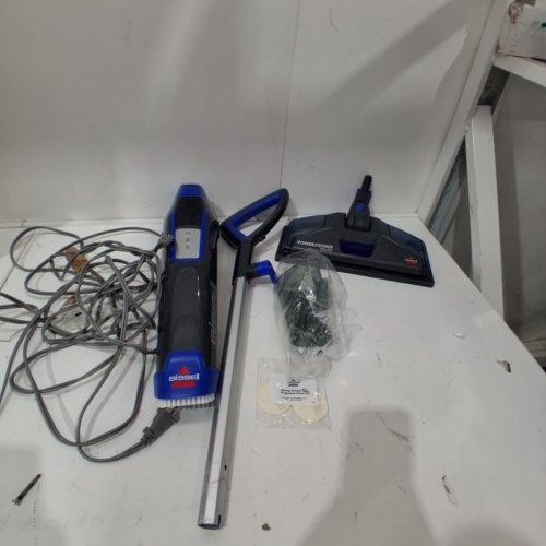 BISSELL POWERSTEAMER DELUXE STEAM MOP WITH DETACHABLE SPOTBOOST BRUSH WITH PADS & SCENT DISCS - BLUE/GREY (MODEL: 1806D) image 3