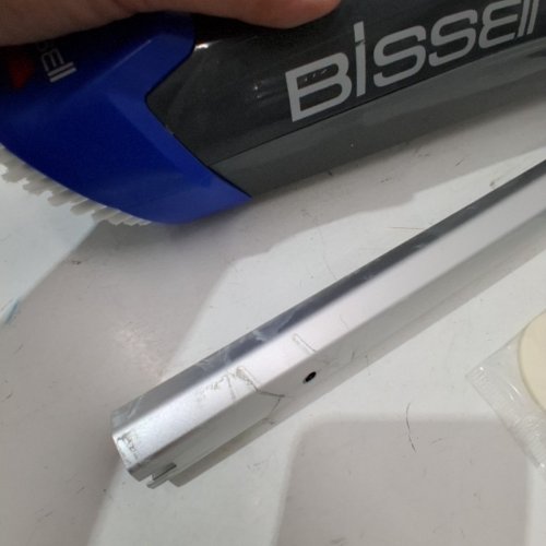 BISSELL POWERSTEAMER DELUXE STEAM MOP WITH DETACHABLE SPOTBOOST BRUSH WITH PADS & SCENT DISCS - BLUE/GREY (MODEL: 1806D) image 4
